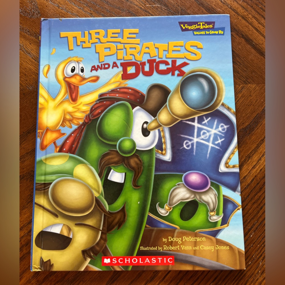 VeggieTales kids book | Pirate Adventure Book | hardcover